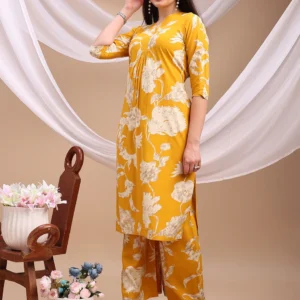 berrylicious Women Viscose Rayon Kurta Palazzo Set